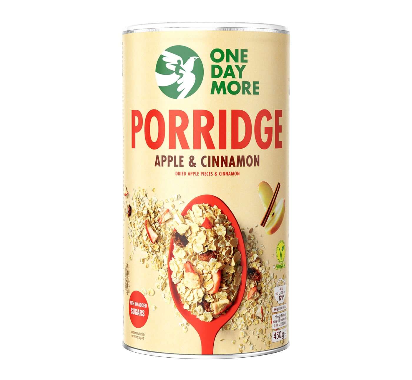 Porridge Apfel-Zimt ohne Zucker Set