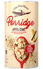 Porridge Apfel-Zimt ohne Zucker