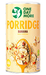 Porridge mit Bananen ohne Zucker OneDay More in der tube