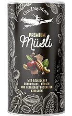 premium muesli mit beigischer schokolade OneDayMore