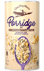 Porridge mit Vanillegeschmack & Mohn OneDayMore