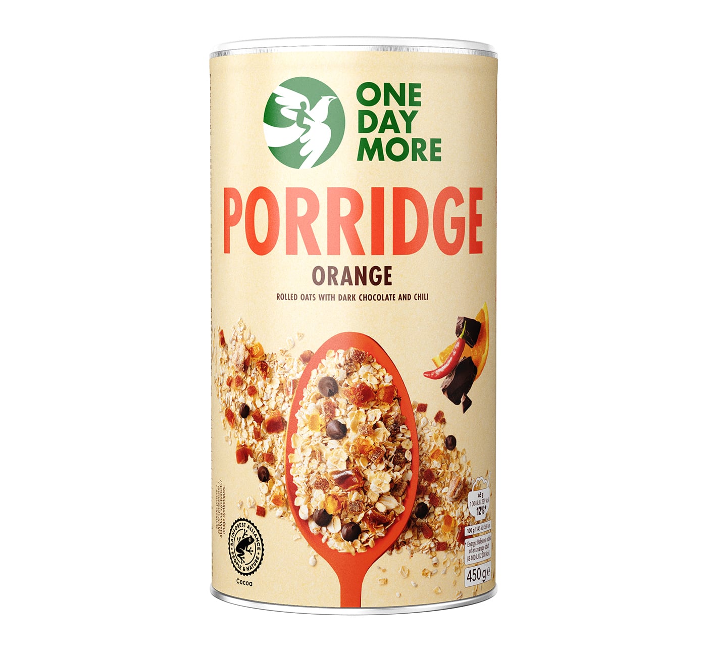 Porridge mit Orangengeschmack