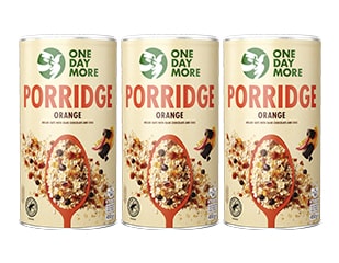 Porridge mit Orangengeschmack Tube Set OneDayMore