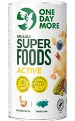 Müsli Superfoods Active in der Tube OneDayMore