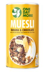 Müsli Banana & Chocolate OneDayMore in der Tube