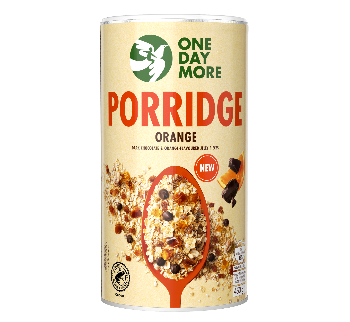 Porridge mit Orangengeschmack