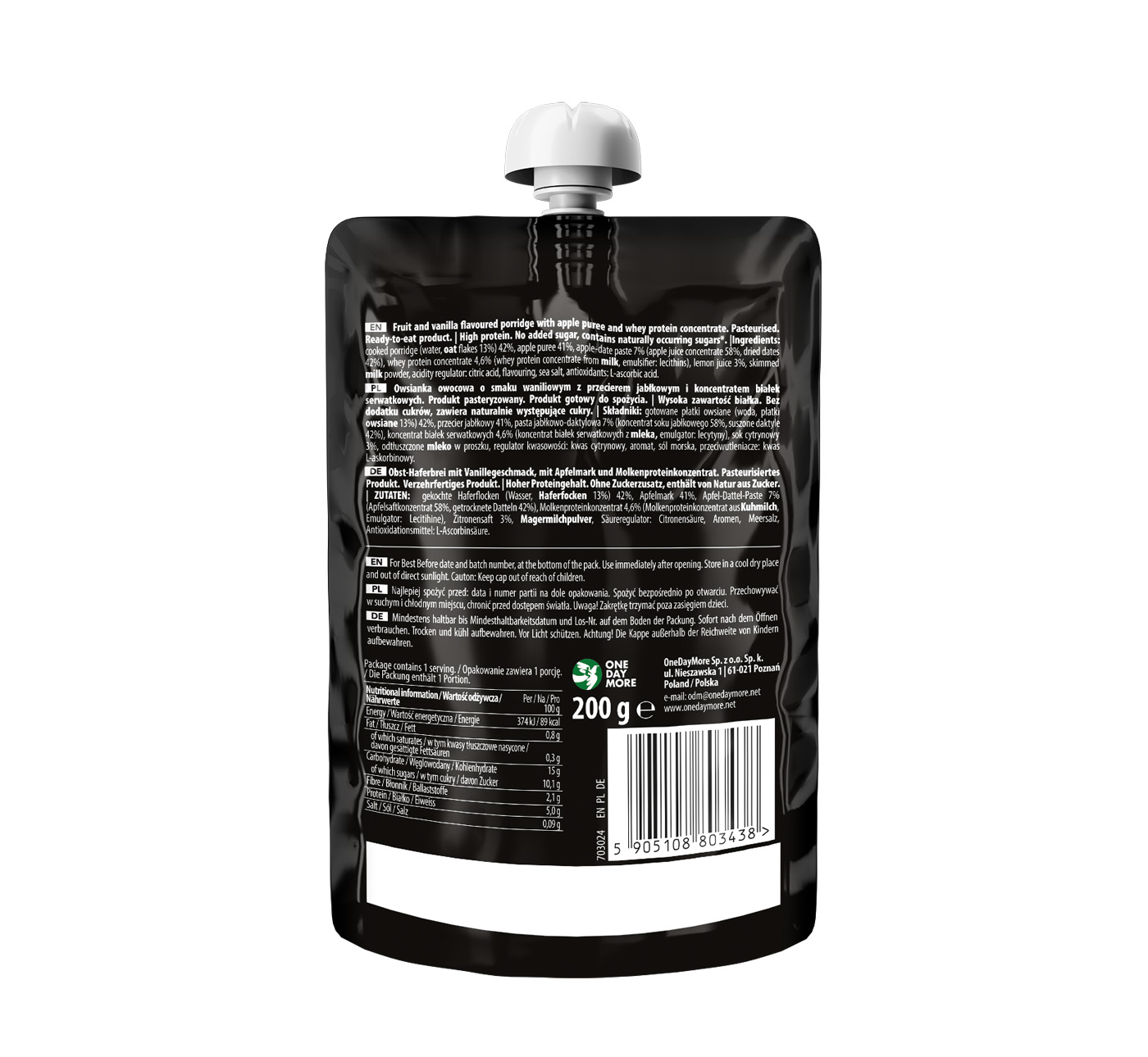 Vanilla Apple Protein Porridge 200g
