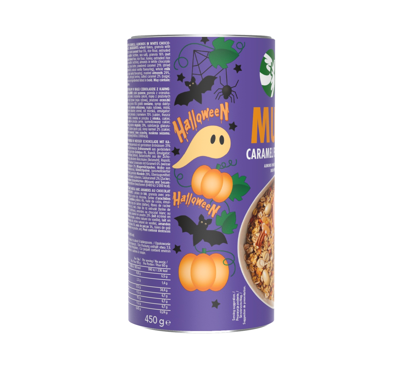 Müsli Halloween 450g – Beschränkte Auflage