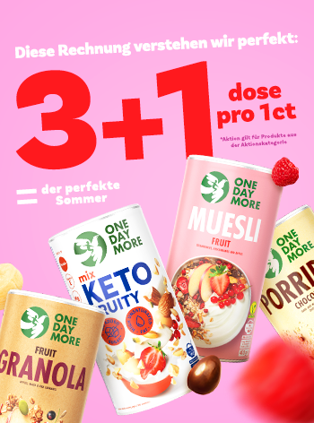 [1.07-14.07 ] 3 Dosen + 1 Dose pro Eurocent = der perfekte Sommer