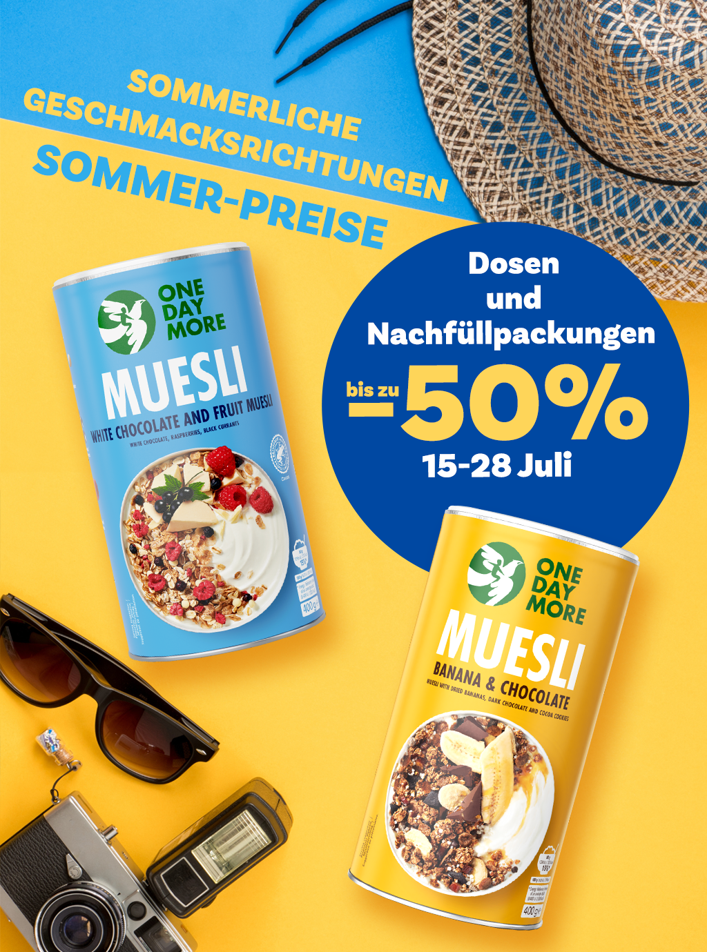 Ausgewählte Tuben und Nachfüllpackungen, darunter Bio Owoc und Bio Czeko - bis zu 50 Prozent günstiger. Kein Code, keine Kombination - einfach in den Warenkorb legen und los geht's.