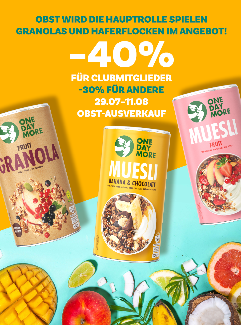 Obstdosen bis zu -40% 29.07-11.08