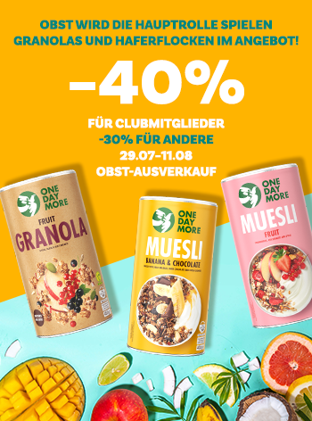 Obstdosen bis zu -40% 29.07-11.08