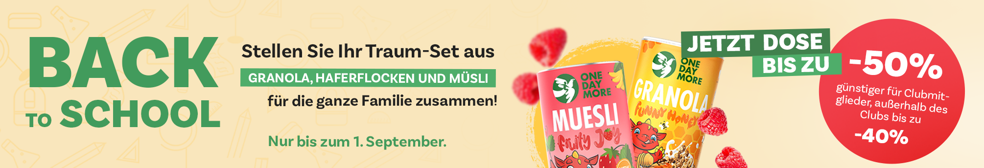 [19.08 - 01.09] Back to School